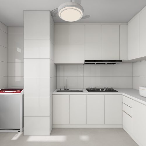 Tengah Parc Woods 2-Room Design A (Kitchen, Master Bedroom, and Bathroom Cabinets)