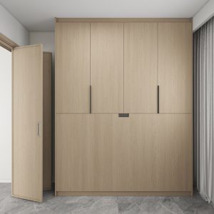 Bedroom 1 Full Height Space Saving Beds with Storage Cabinet (7 feet)