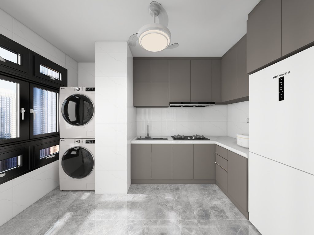 Tengah Parc Woods 2-Room Design C (Kitchen, Master Bedroom, and Bathroom Cabinets)