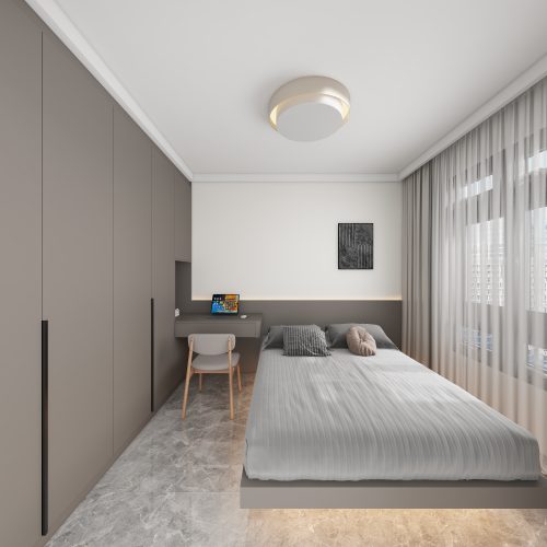 Tengah Parc Woods 2-Room Design C (Kitchen, Master Bedroom, and Bathroom Cabinets)