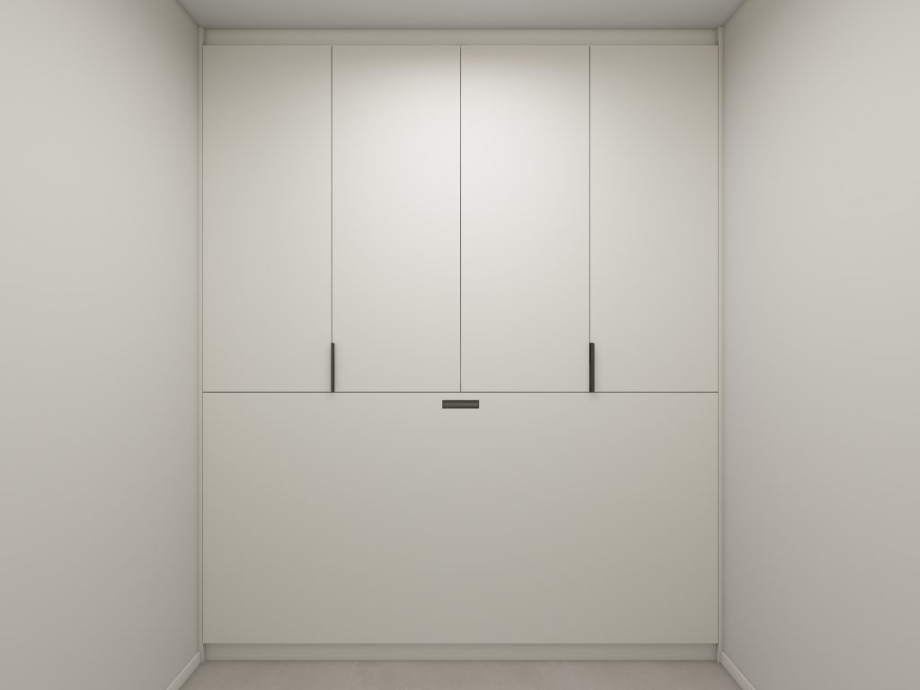 Bomb Shelter Full Height Space Saving Beds with Storage Cabinet (7 feet)