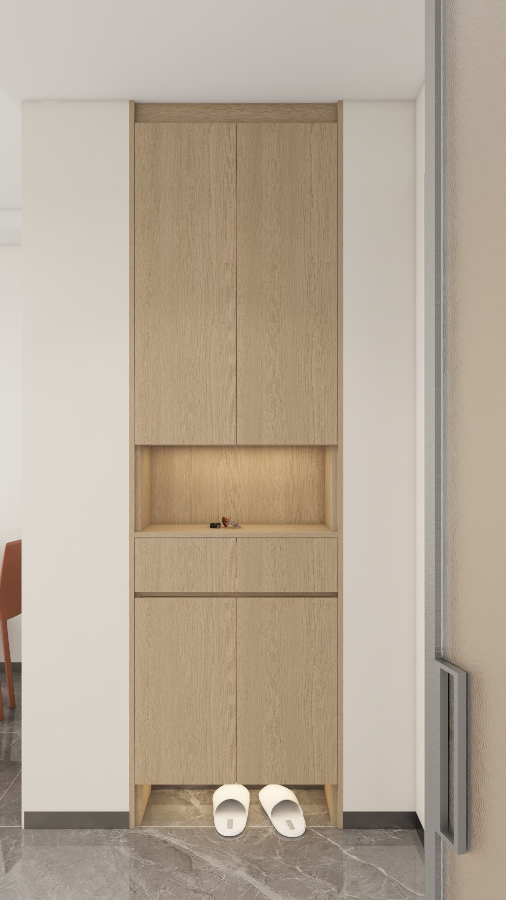 Foyer Full Height Shoes Cabinet  (2.5 feet)
