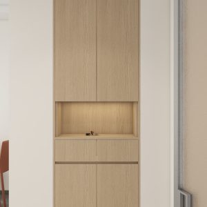 Foyer Full Height Shoes Cabinet  (2.5 feet)
