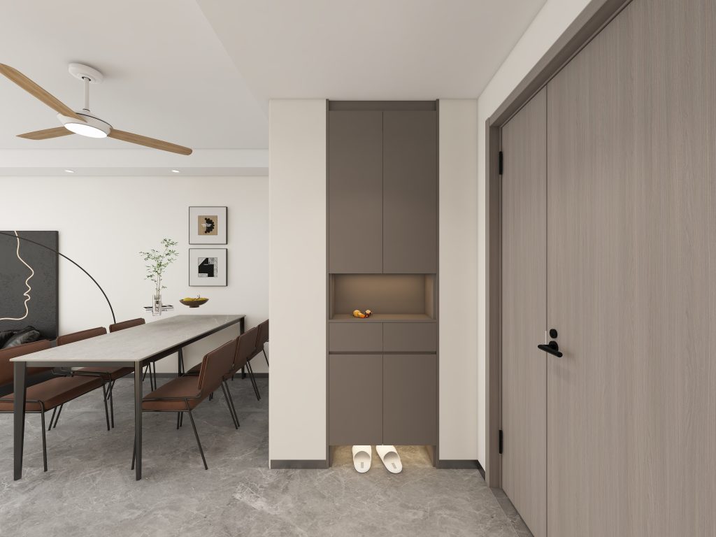 Foyer Full Height Shoes Cabinet  (2.5 feet)