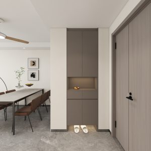 Foyer Full Height Shoes Cabinet  (2.5 feet)