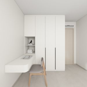 Bedroom 1 Casement Wardrobe with Dressing Table (7.5 feet)