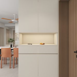 Foyer Full Height Shoes Cabinet  (3 feet)