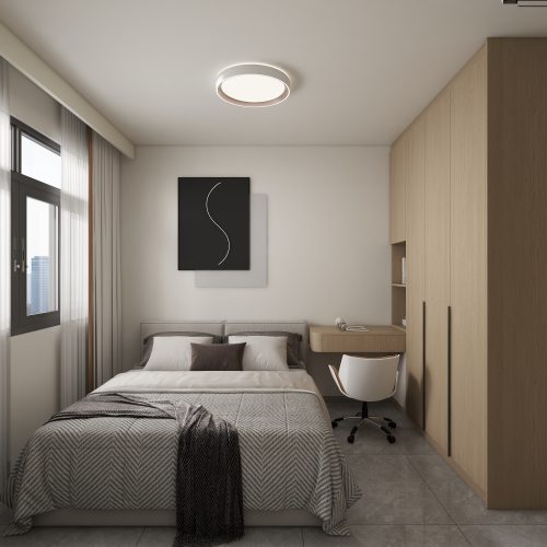Punggol Point Cove 2-Room Design B (Kitchen, Master Bedroom, and Bathroom Cabinets)