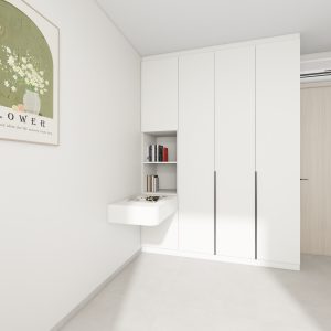 Bedroom 1 Casement Wardrobe with Dressing Table (7.5 feet)