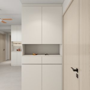 Foyer Full Height Shoes Cabinet  (3 feet)