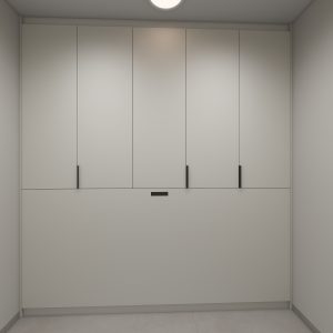 Bomb Shelter Full Height Space Saving Beds with Storage Cabinet (7 feet)