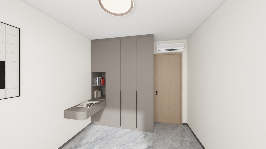 Bedroom 1 Casement Wardrobe with Dressing Table (7.5 feet)