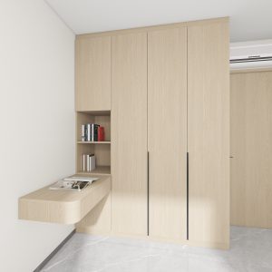 Bedroom 1 Casement Wardrobe with Dressing Table (7.5 feet)