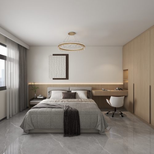 Punggol Point Cove 4-Room Design B (Kitchen, Master Bedroom, and Bathroom Cabinets)
