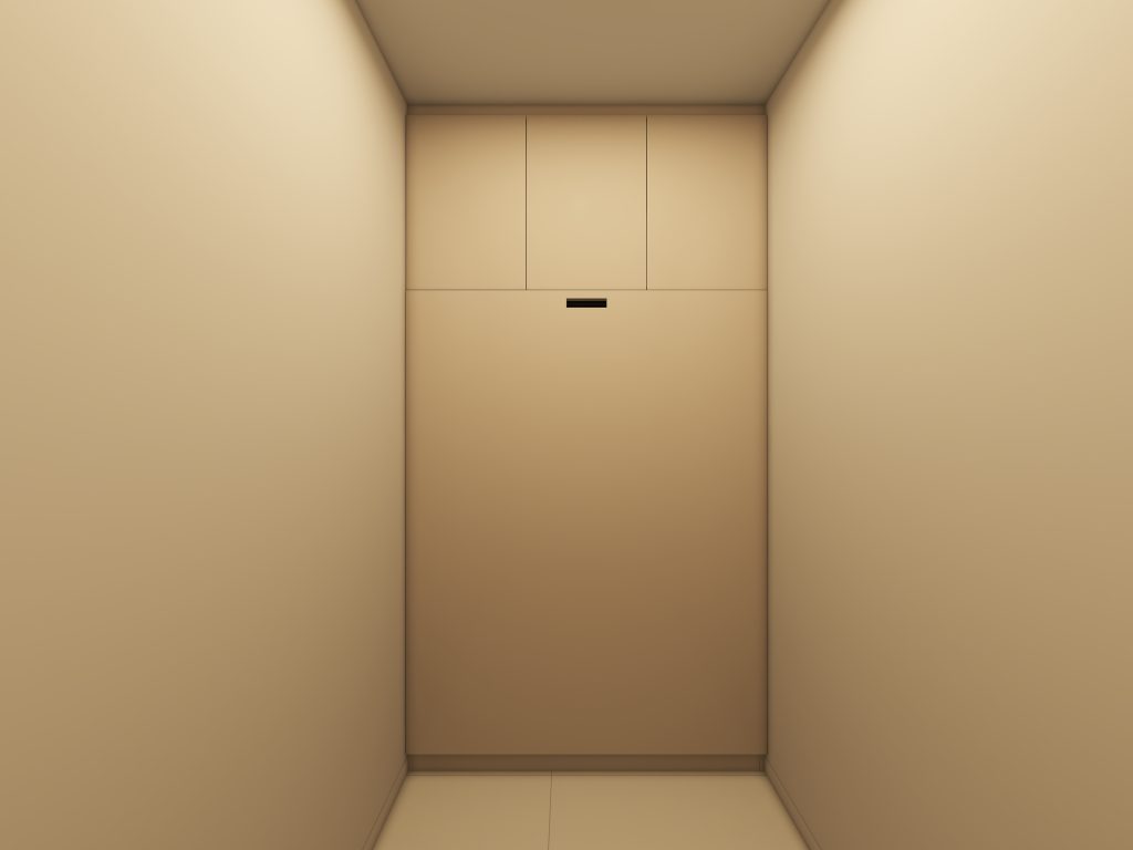 Bomb Shelter Full Height Space Saving Beds with Storage Cabinet (4.5 feet)