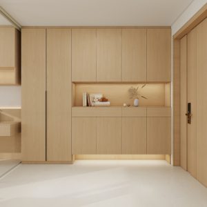 Foyer Full Height Shoe Cabinet (9.5 feet)