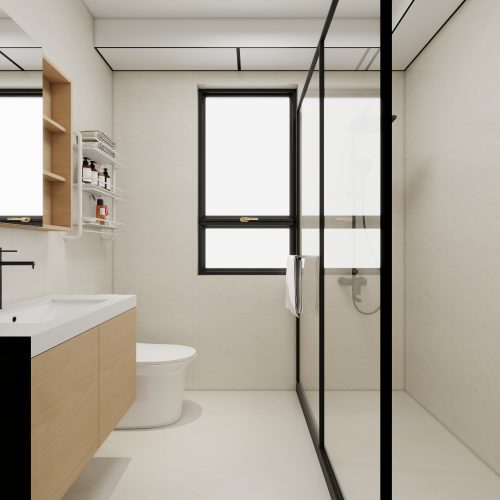 Tampines Green Opal 5-Room Design B (Kitchen, Master Bedroom, and Bathroom Cabinets)