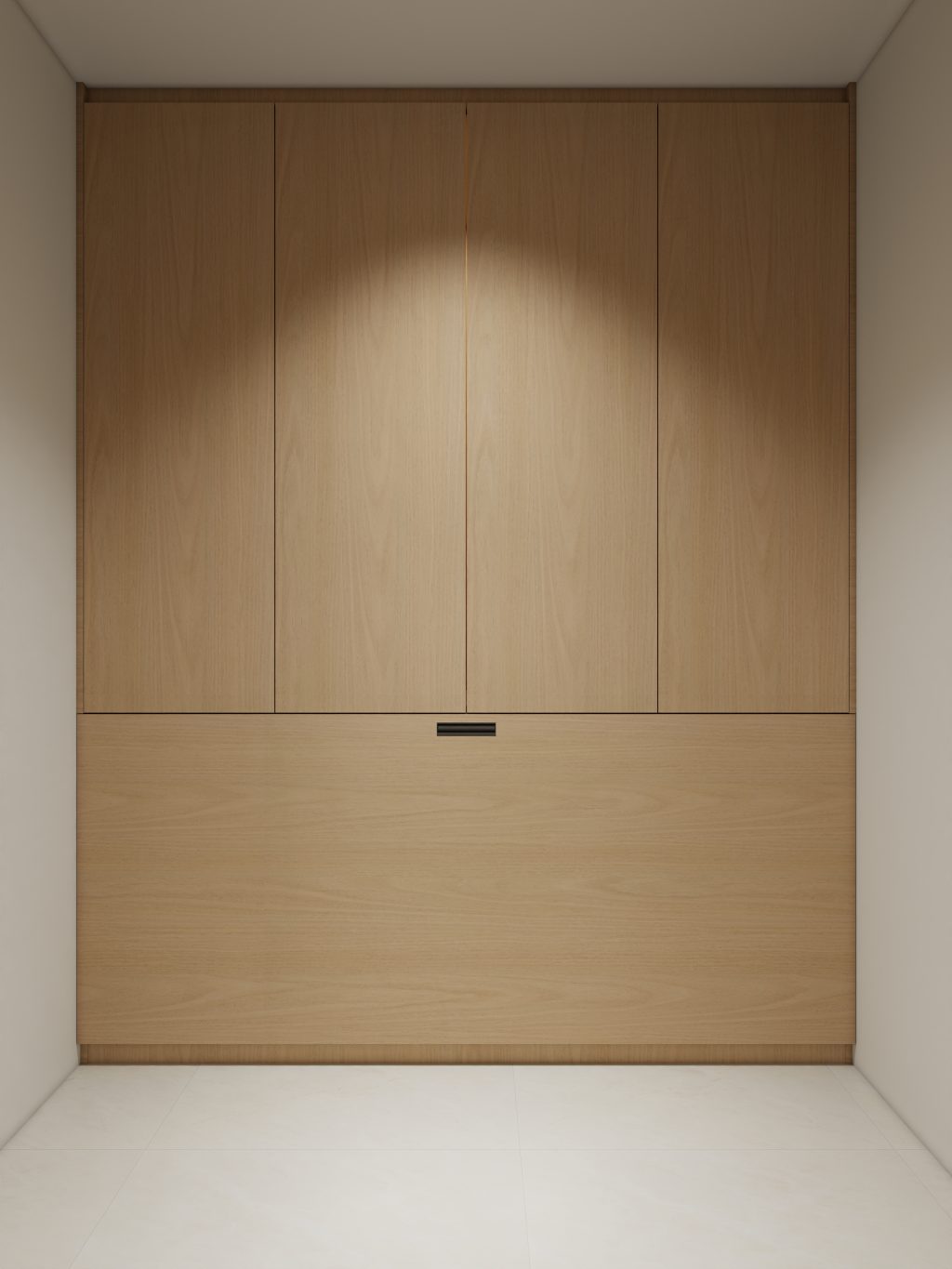 Bomb Shelter Full Height Space Saving Beds with Storage Cabinet (7 feet)