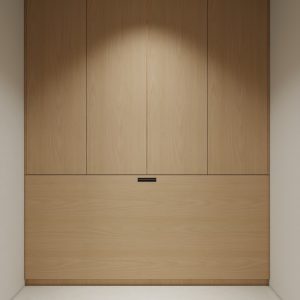 Bomb Shelter Full Height Space Saving Beds with Storage Cabinet (7 feet)