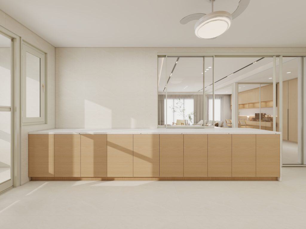 Kitchen Island Aluminium Frame Folding Window and Door (10.5 feet)