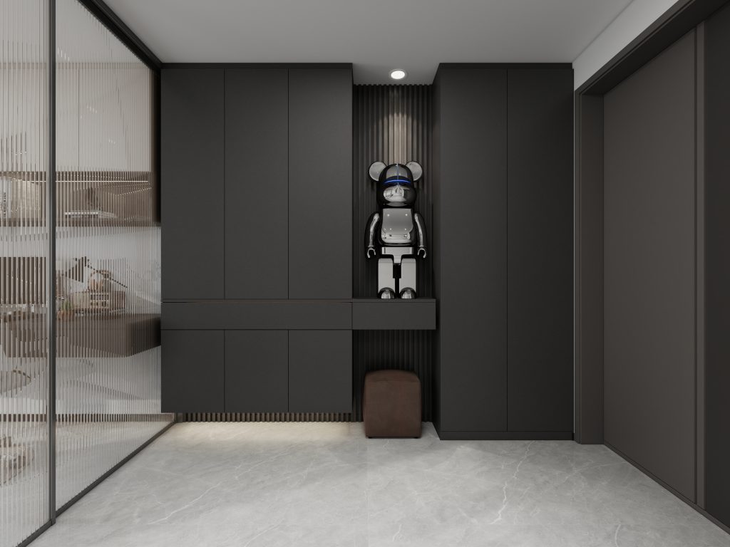 Foyer Full Height Shoe Cabinet (9.5 feet)