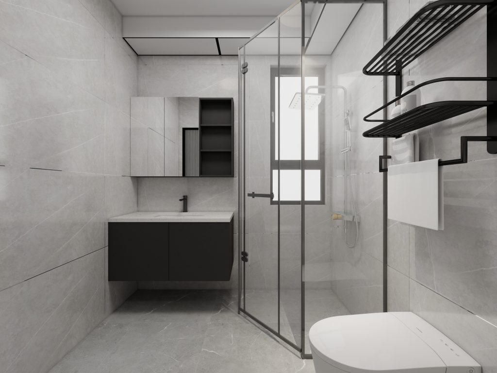 Common Bathroom Top & Bottom Cabinets (5 feet)