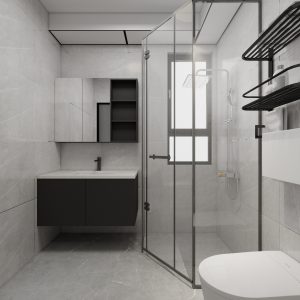 Common Bathroom Top & Bottom Cabinets (5 feet)