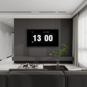Living Suspended Tv Console & Feature Wall (9 feet)