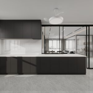Kitchen Island Aluminium Frame Folding Window and Door (10.5 feet)