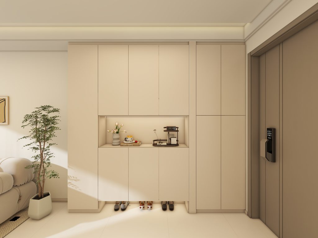 Foyer Full Height Shoes Cabinet  (10 feet)
