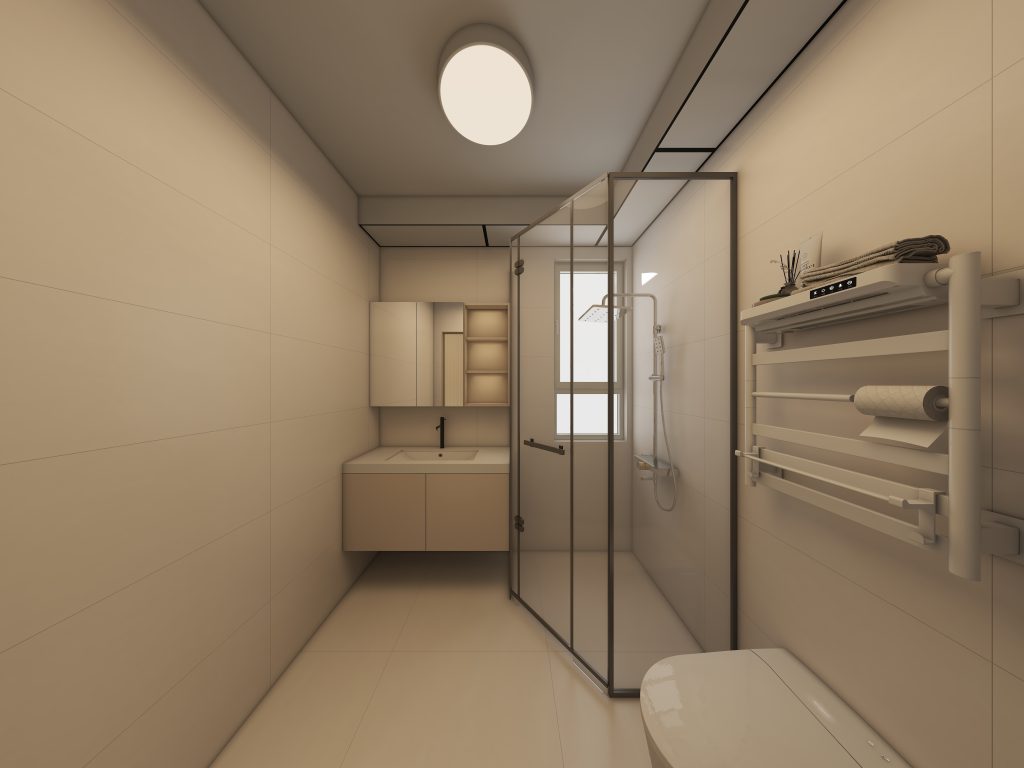 Common Bathroom Top & Bottom Cabinets (5 feet)