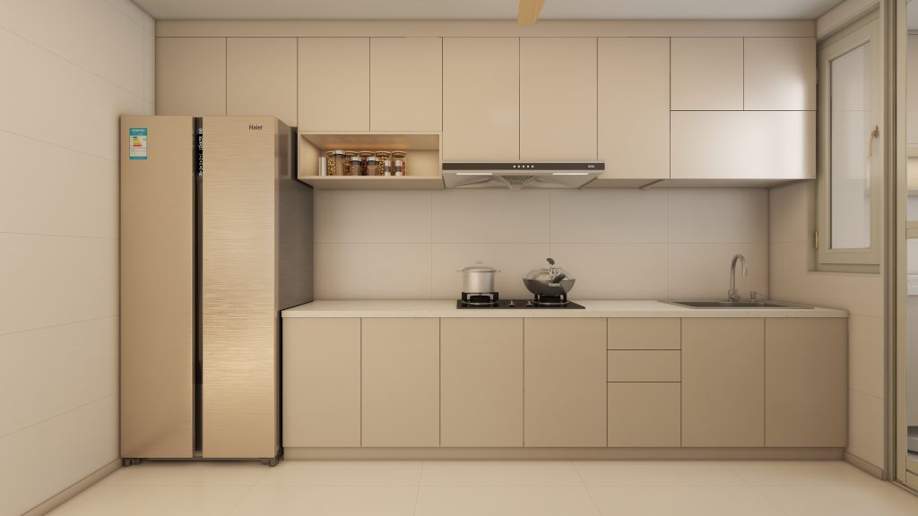 Tampines Green Opal 4-Room Design A (Kitchen, Master Bedroom, and Bathroom Cabinets)