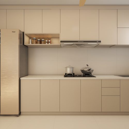 Tampines Green Opal 4-Room Design A (Kitchen, Master Bedroom, and Bathroom Cabinets)