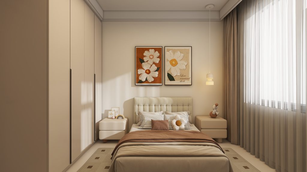 Bedroom 1 Casement Wardrobe (6 feet)