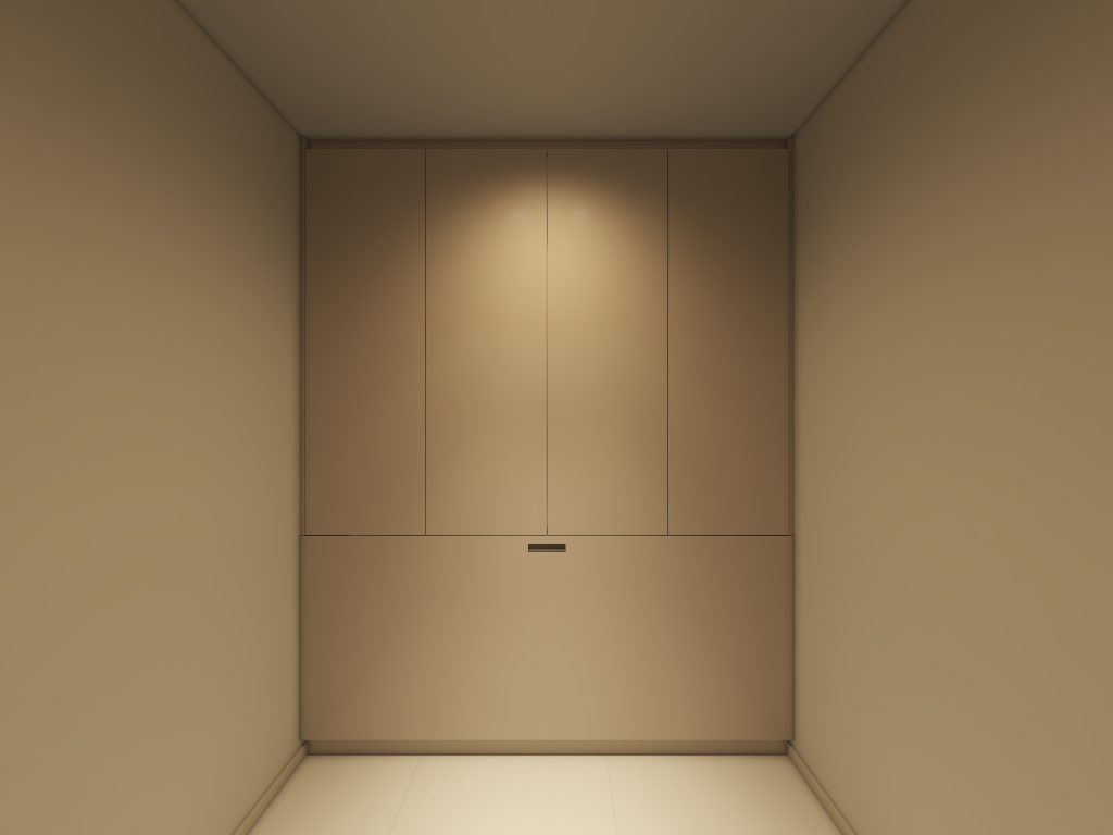 Bomb Shelter Full Height Space Saving Beds with Storage Cabinet (6.5 feet)