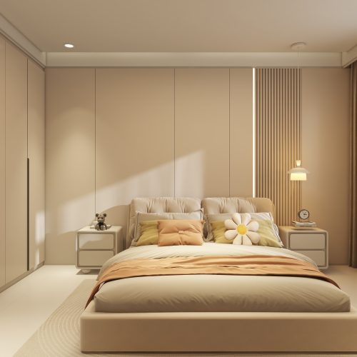 Tampines Green Opal 4-Room Design A (Kitchen, Master Bedroom, and Bathroom Cabinets)