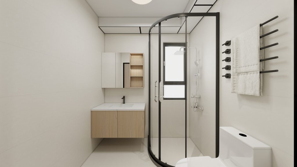 Common Bathroom Top & Bottom Cabinets (5 feet)