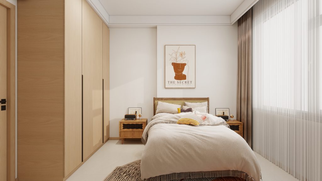 Bedroom 1 Casement Wardrobe (6 feet)