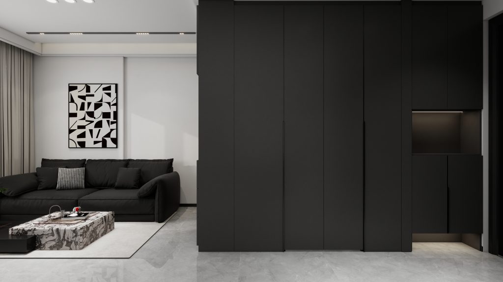 Foyer Full Height Shoes Cabinet  (8 feet)