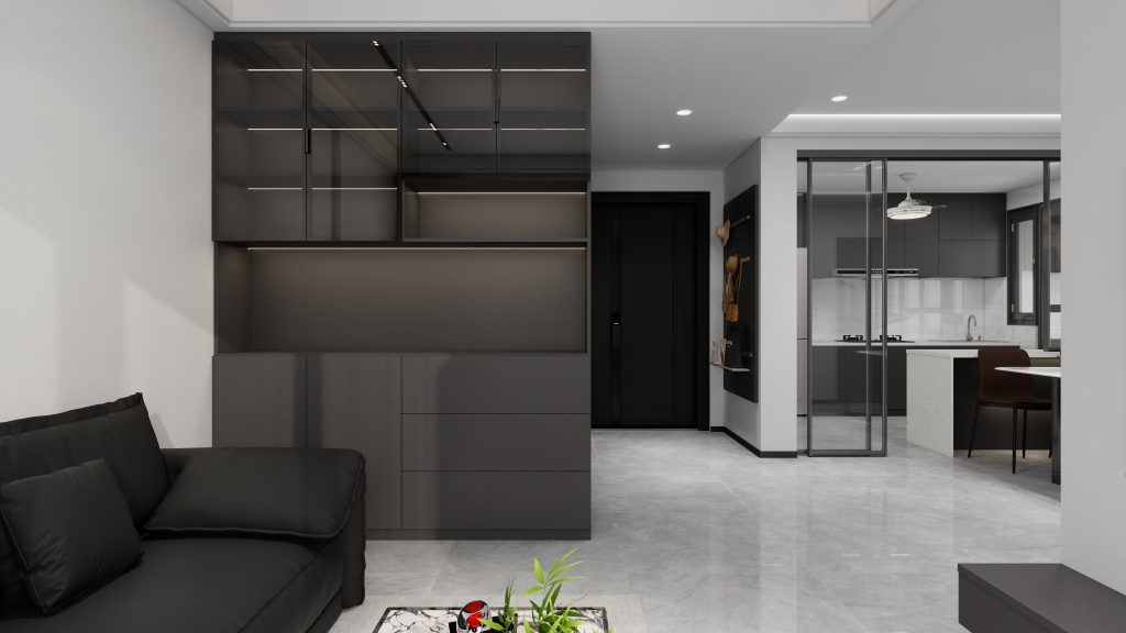 Kitchen Island with Sintered Stone  (7 feet)