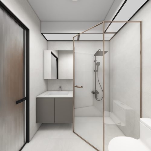 Toa Payoh Ridge 2-Room Design C (Kitchen, Master Bedroom, and Bathroom Cabinets)
