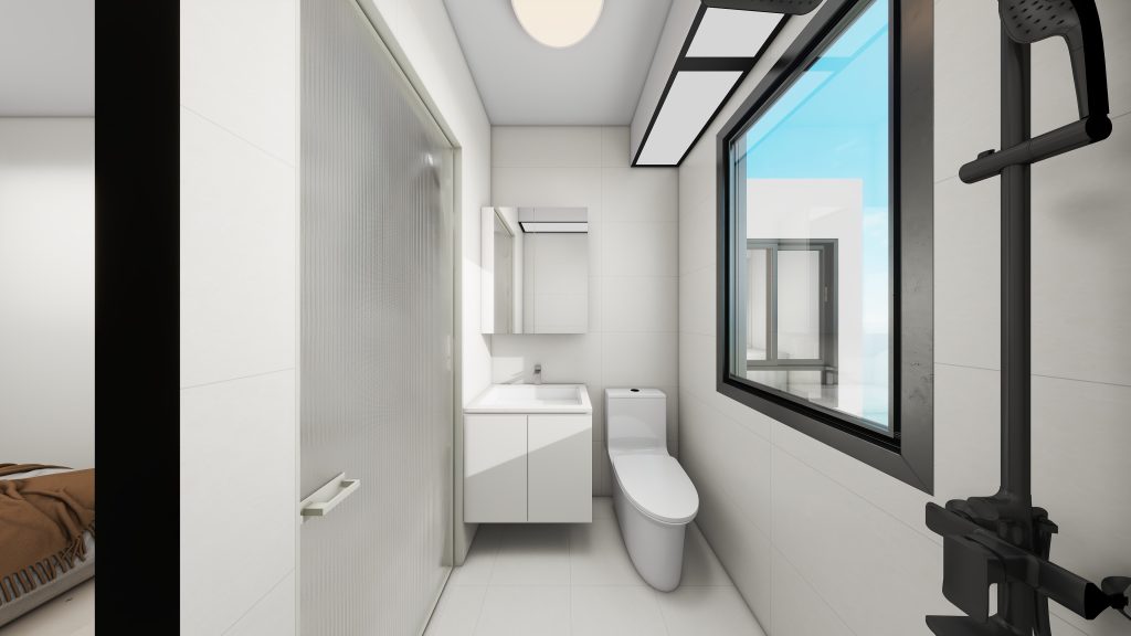 Toa Payoh Ridge 4-Room Type 1 Design A (Kitchen, Master Bedroom, and Bathroom Cabinets)