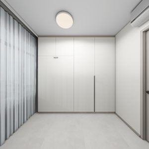 Bedroom 2 Space Saving Beds with Casement Wardrobe  (11.5  feet)