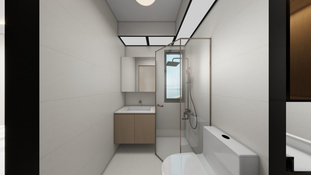 Common Bathroom Top & Bottom Cabinets (5 feet)