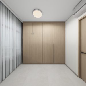 Bedroom 2 Space Saving Beds with Casement Wardrobe  (11.5  feet)