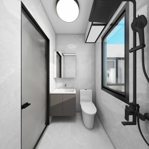 Toa Payoh Ridge 4-Room Type 1 Design C (Kitchen, Master Bedroom, and Bathroom Cabinets)