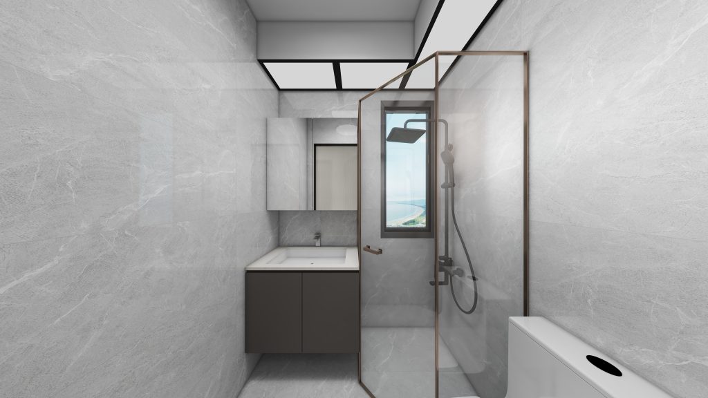 Common Bathroom Top & Bottom Cabinets (5 feet)