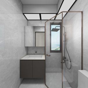 Common Bathroom Top & Bottom Cabinets (5 feet)