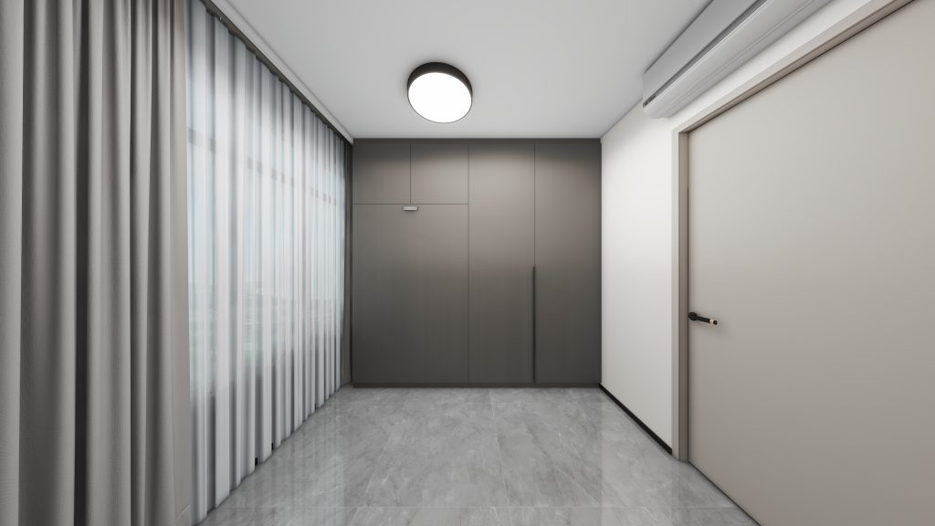 Bedroom 2 Space Saving Beds with Casement Wardrobe  (11.5  feet)