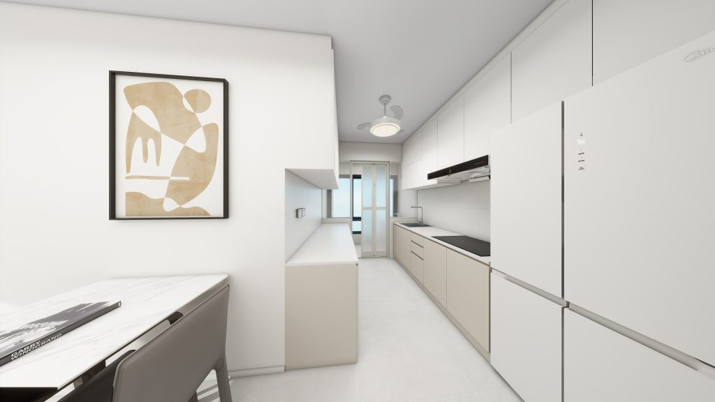 Toa Payoh Ridge 4-Room Type 2 Design A (Kitchen, Master Bedroom, and Bathroom Cabinets)